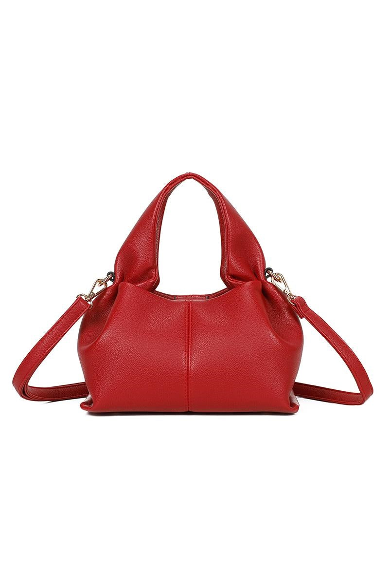 petit sac à main froncé gallantry rouge