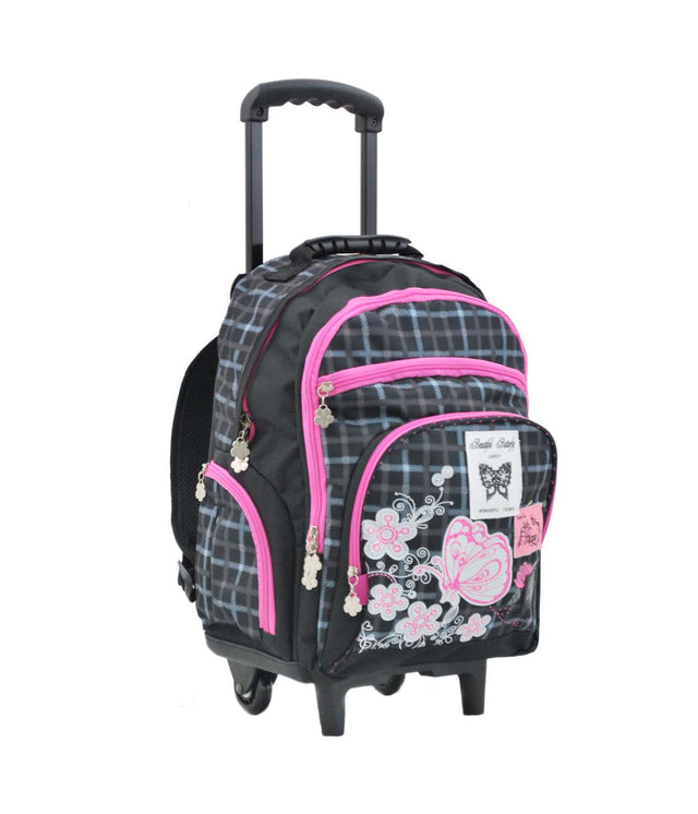 Sac à dos à roulettes fille snowball