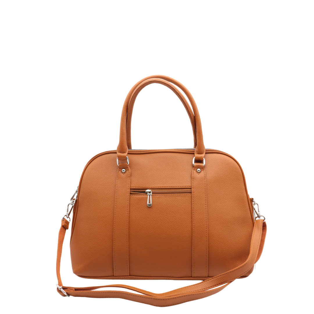 sac à main format A4 pour ordinateur portable camel