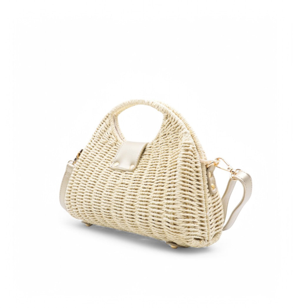 Sac à main en paille Ibiza de Flora&co