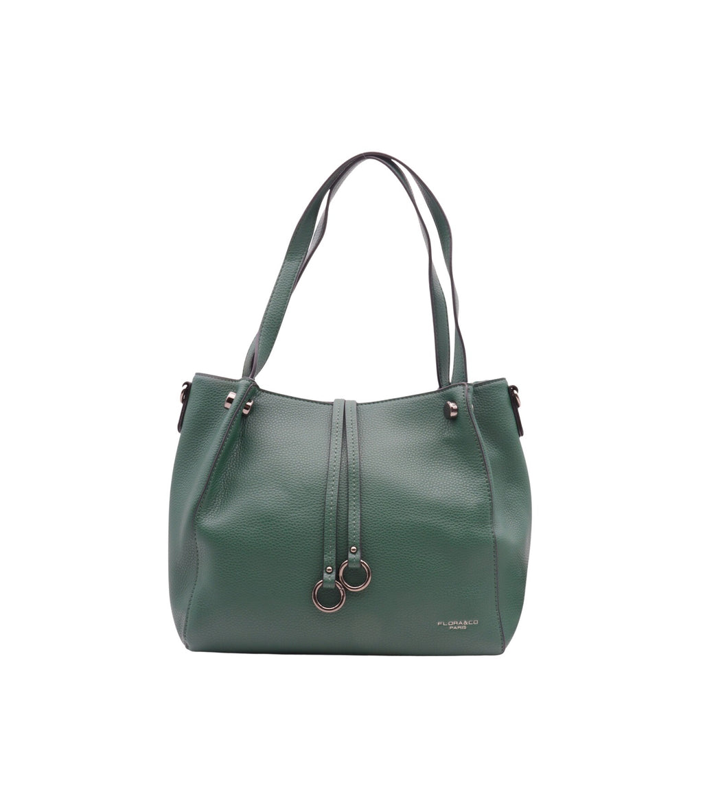 sac à main porté épaule pour femme Flora&co vert
