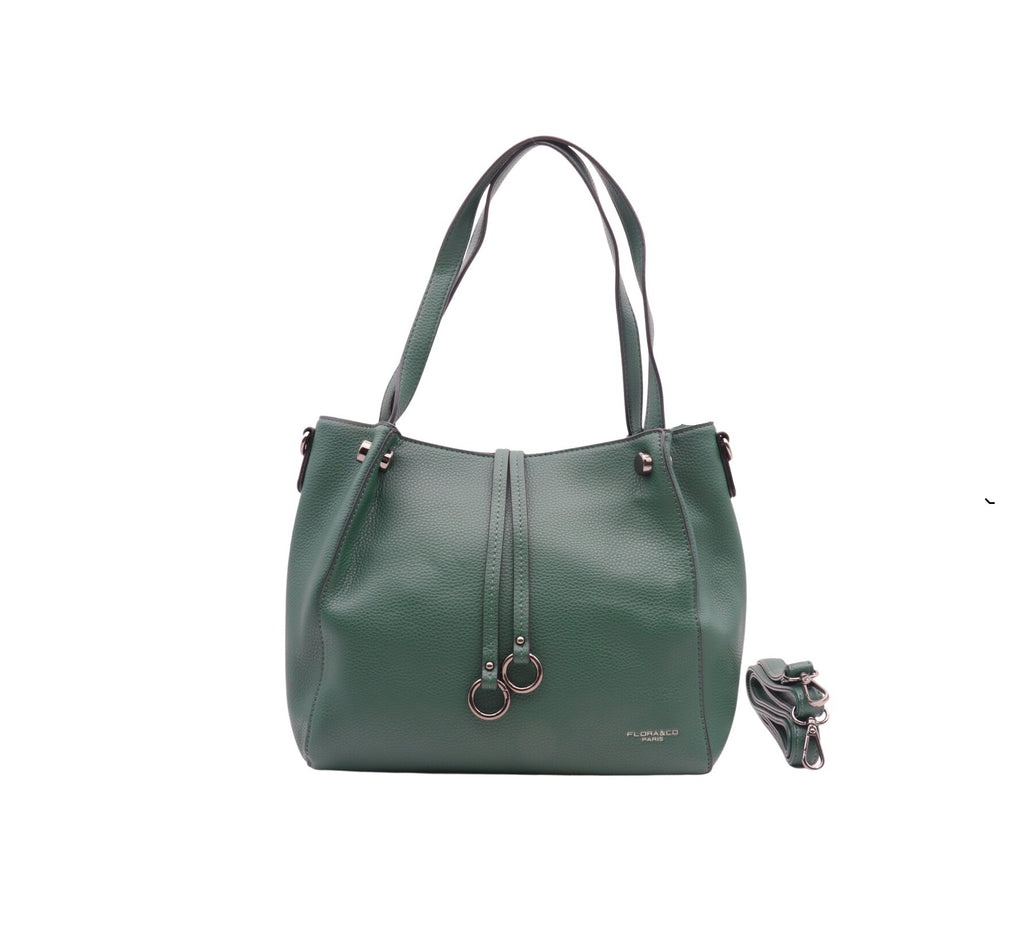 sac à main porté épaule pour femme Flora&co vert
