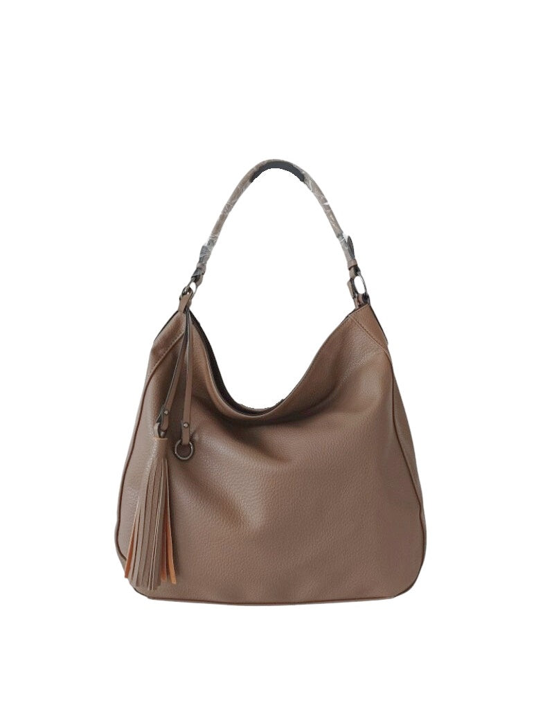 sac à main porté épaule L'aphrodite taupe