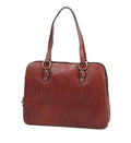 sac à main shopping en cuir katana marron