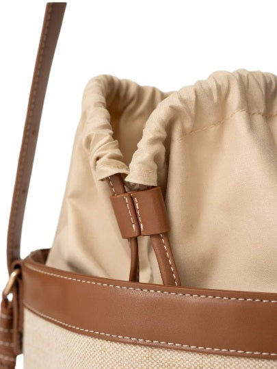 Sac seau pour femme en lin Tropea