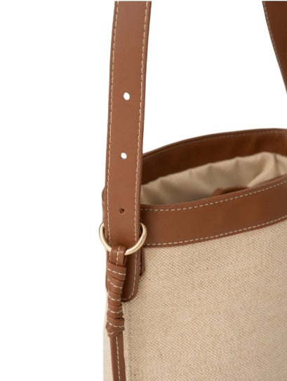 Sac seau pour femme en lin Tropea