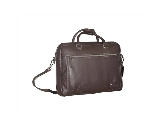Serviette besace Pc en cuir Katana