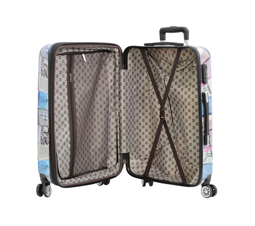 Valise rigide 75 cm extensible paris