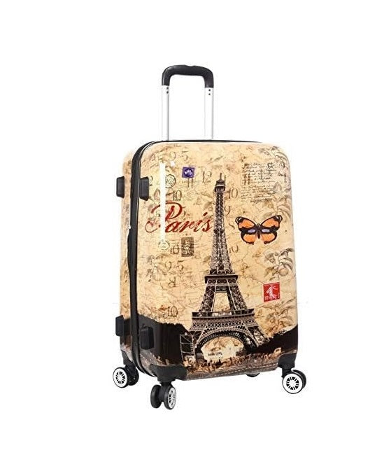 valise cabine paris marron 55 cm