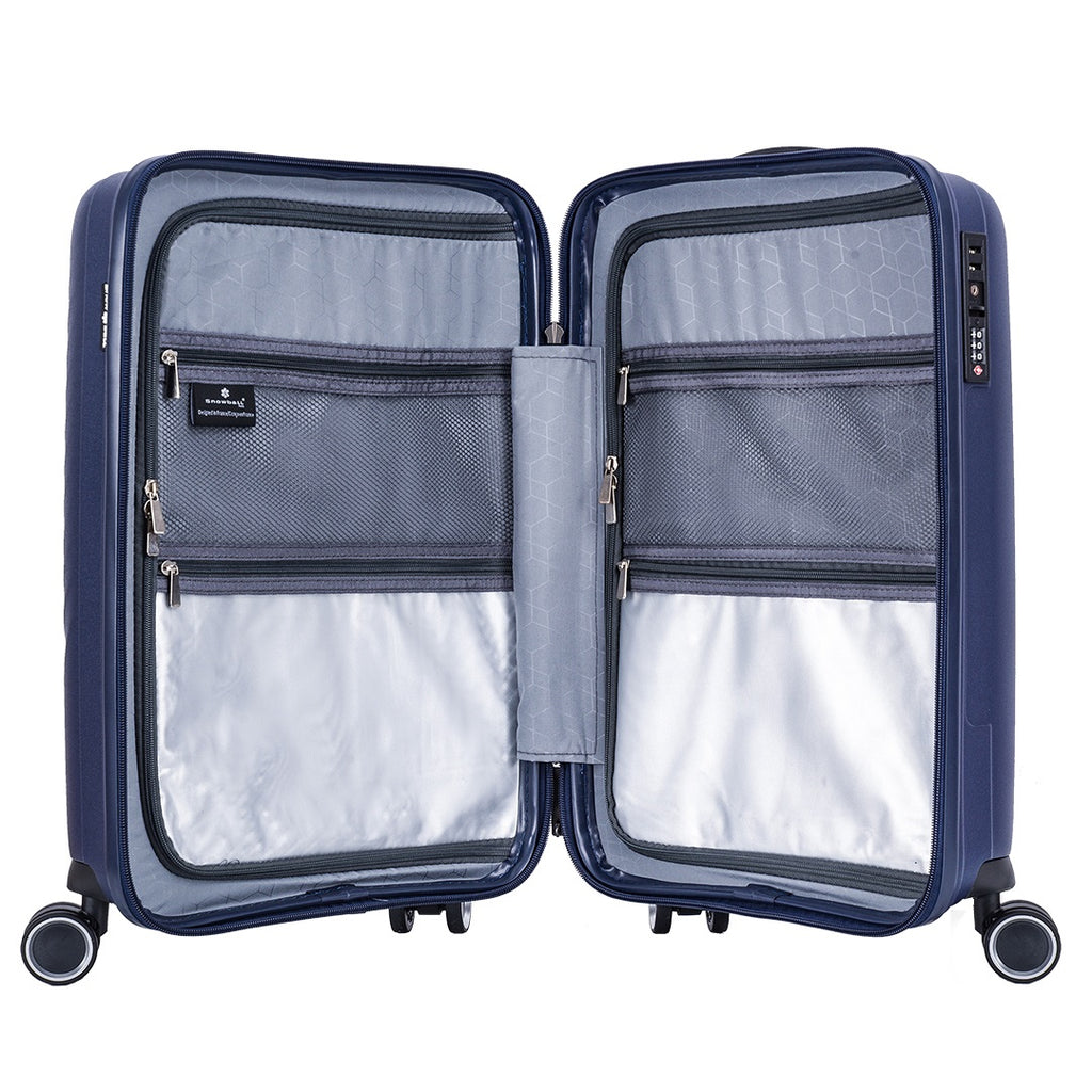 Valise rigide 79 cm en polypropylène Florence snowball