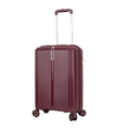Valise cabine 55cm anti-effraction SécuriSpinner bordeau