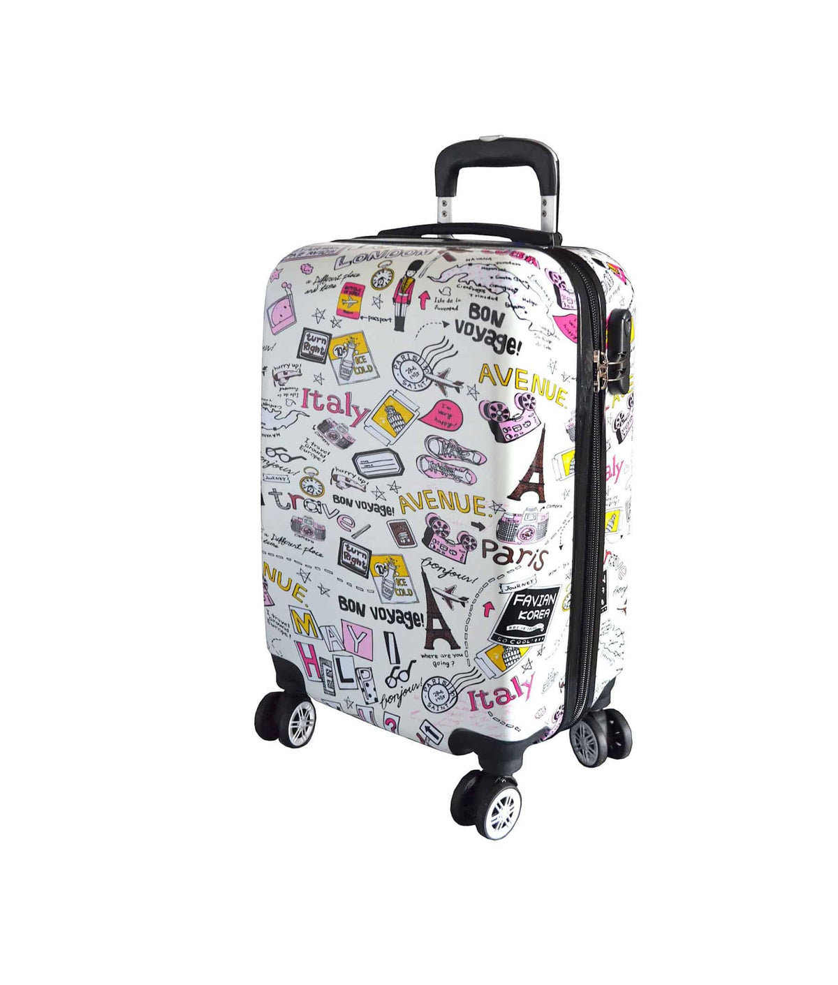 valise cabine enfant pas cher madisson 86820G blanc