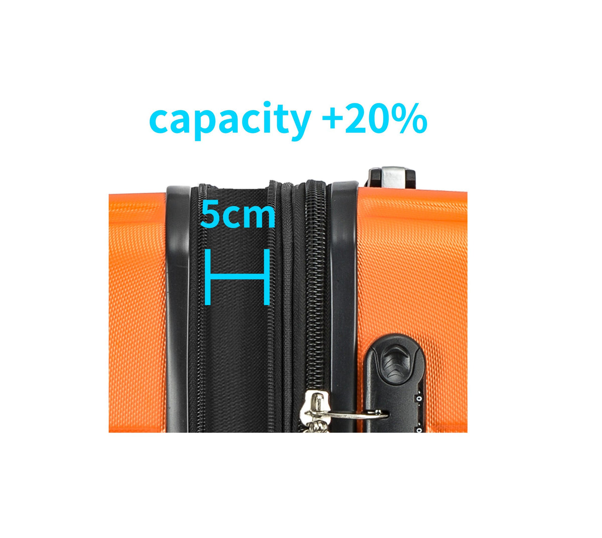 Valise cabine extensible 55cm Santorini de Madisson