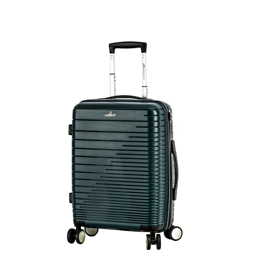 valise cabine en polypropylène 55 cm vert madisson