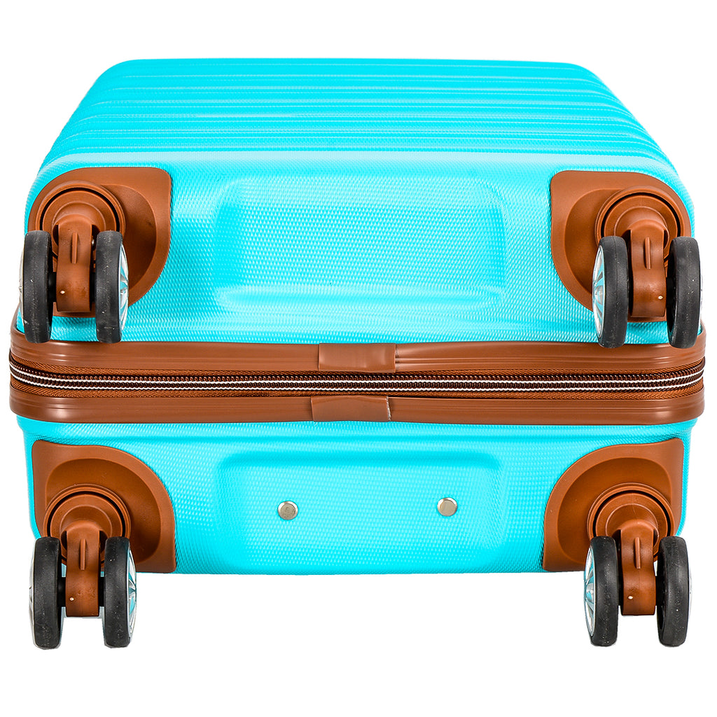 valise rigide 55 cm bleu pas cher madisson 33803R