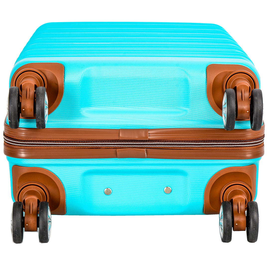 valise rigide 55 cm bleu pas cher madisson 33803R