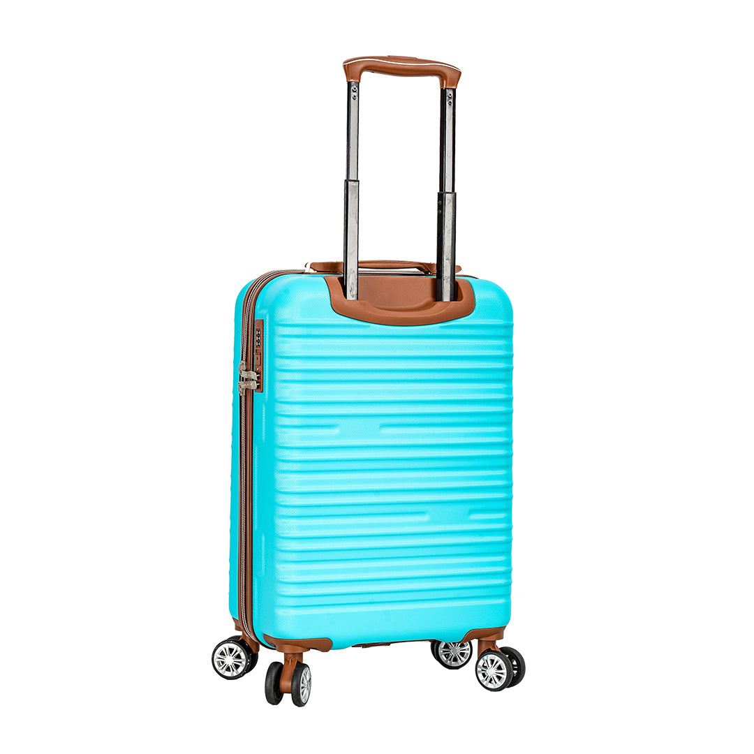 valise rigide 55 cm bleu pas cher madisson 33803U