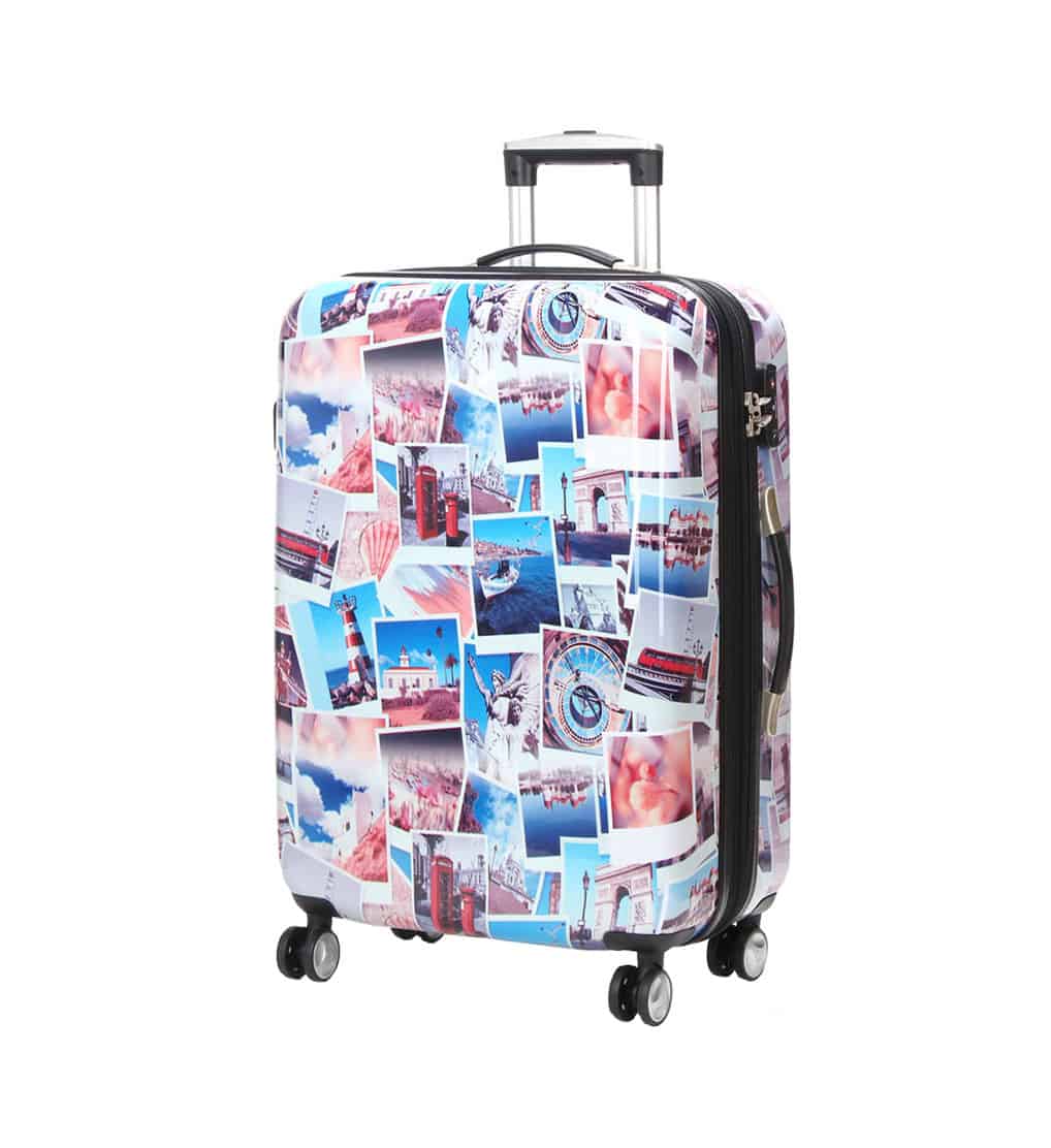 Valise rigide 75 cm légère à 4 double roues