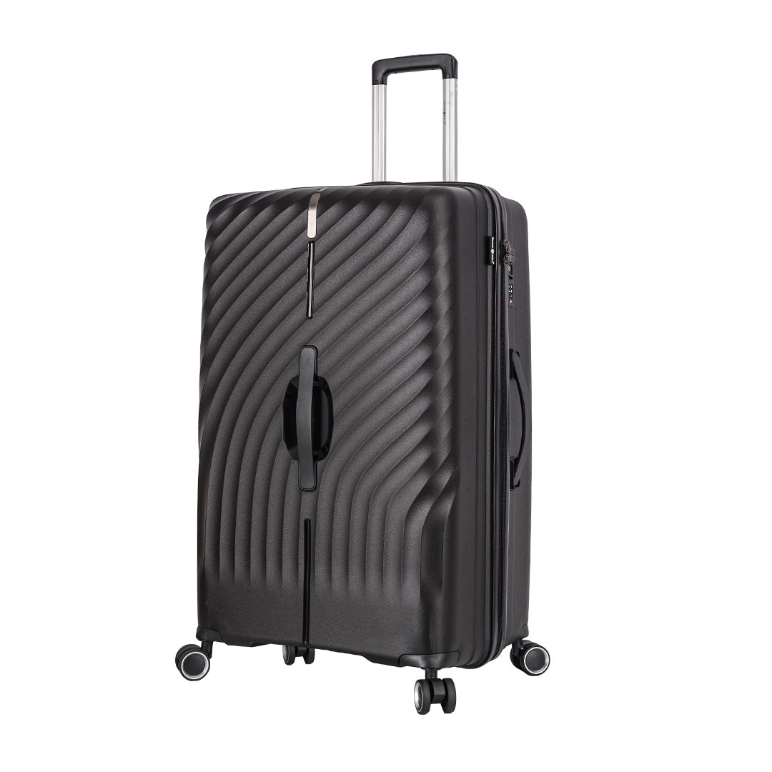 valise rigide 79 cm en polypropylène noir