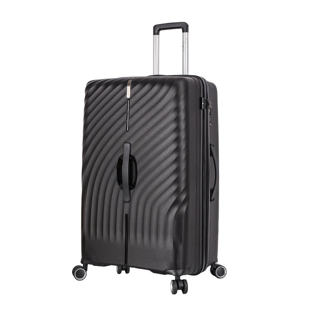 valise rigide 79 cm en polypropylène noir